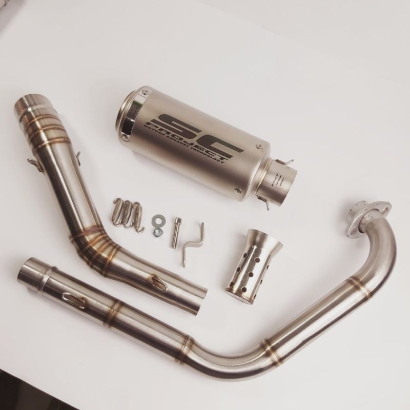 Knalpot import taiwan SC Project titan Full system CBR 150 OLD Facelift CB150 R15 Vixion Sonic 150 P