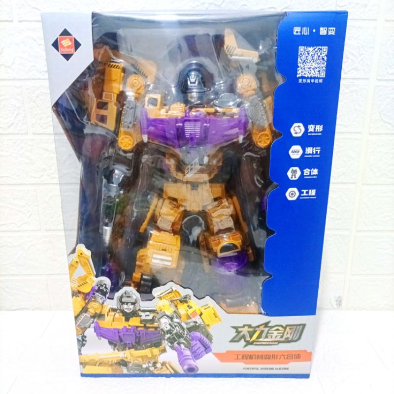Transformers Devastator Jinjiang Combined 6in1 - Robot Konstruksi Besar