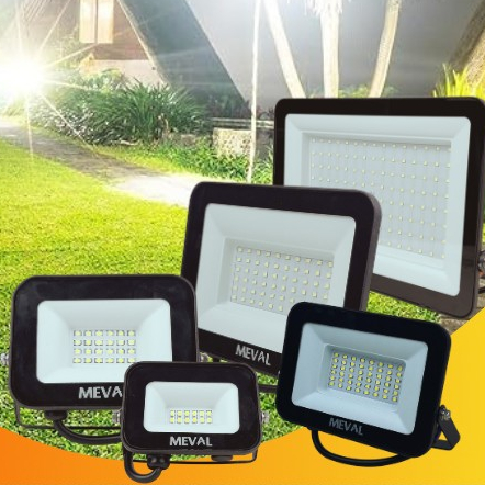MEVAL Lampu Sorot LED Floodlight Tahan Air - 300 Watt