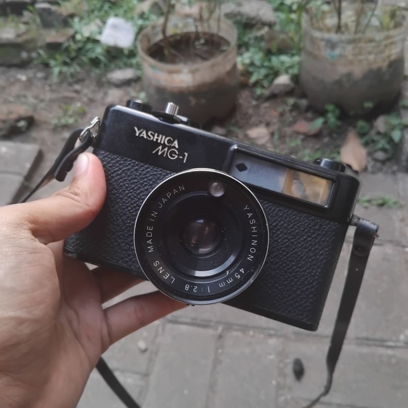 kamera analog rangefinder yashica mg1 Lm belum test