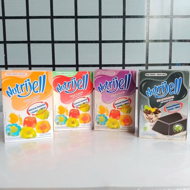 

JKL Agar Agar Nutrijell Powder Kecil Varian Rasa 10gr ( Pak ) [ Orinal ]