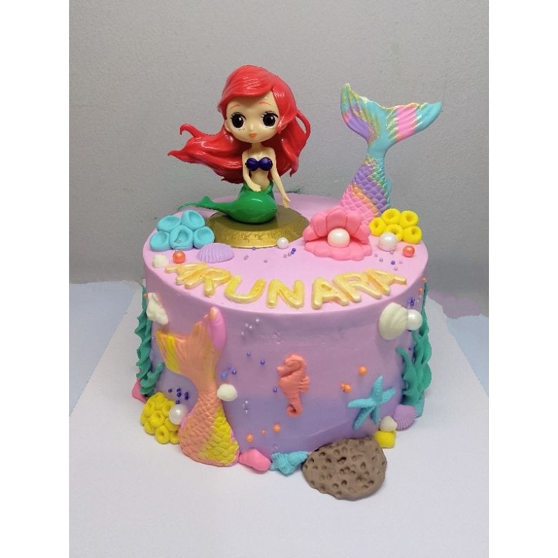

CO 80pcs bento cake + 1 Mermaid figurin