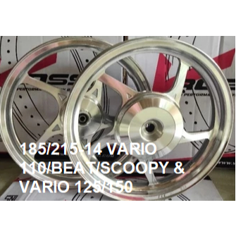 VLEGPELEK VELG RACING PALANG 5 COPY RCB BEAT VARIO 110 125 150 SCOOPY SPACY GENIO V Rossi VROSSI Rin