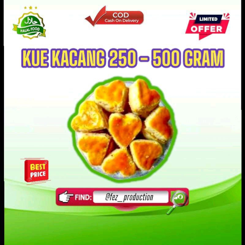 

KUE KACANG 250 GRAM TERMURAH