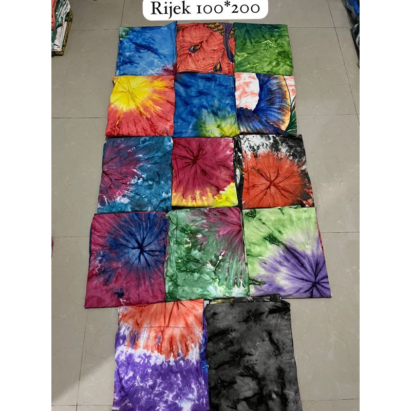 sprei bali lukis rijek ukuran 90x200-200x200