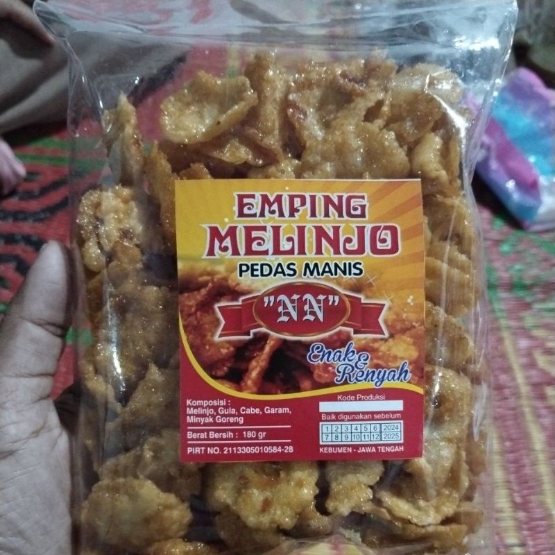 

emping melinjo pedas manis