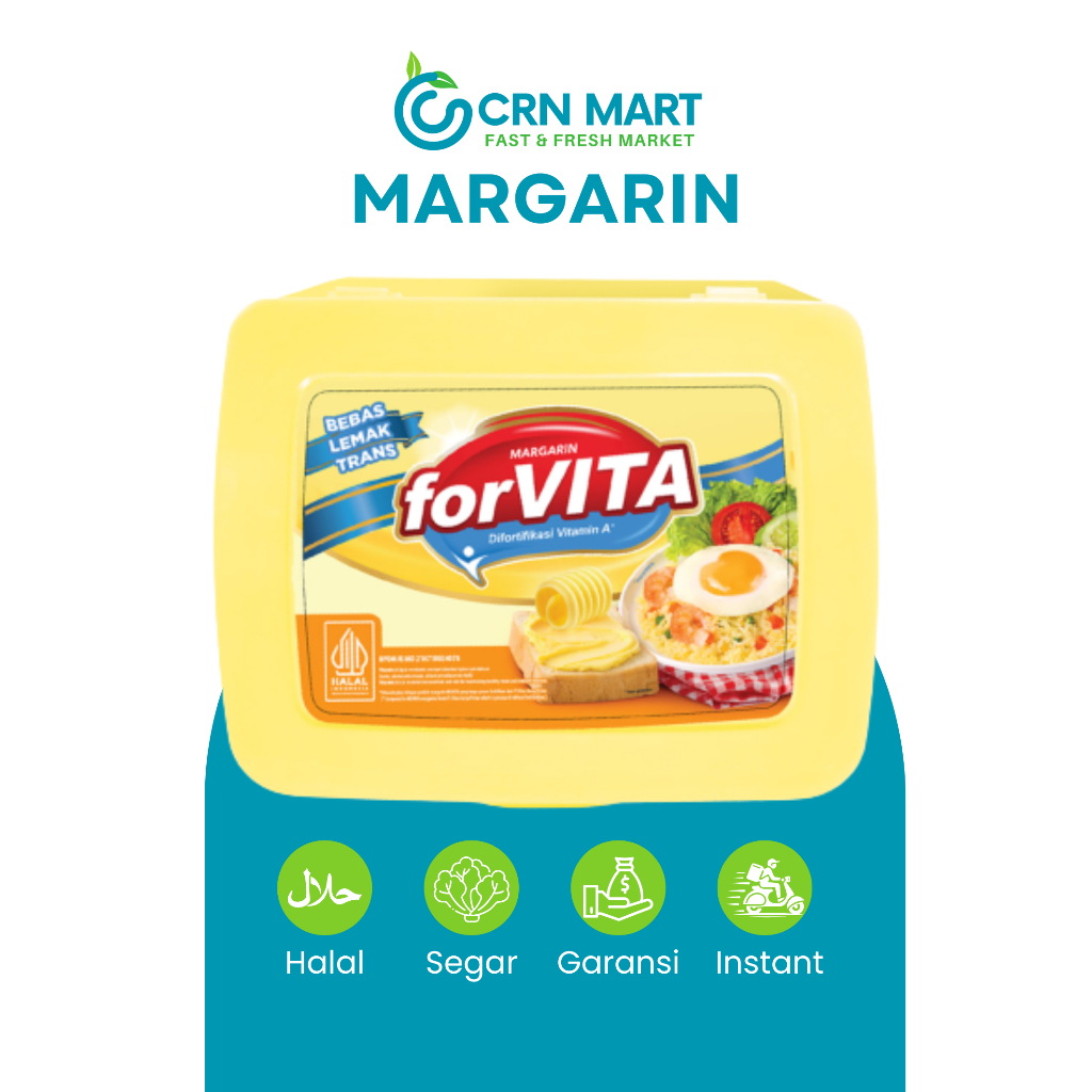 

CRN MART - Forvita Margarin Serbaguna Kemasan Box 250 gr