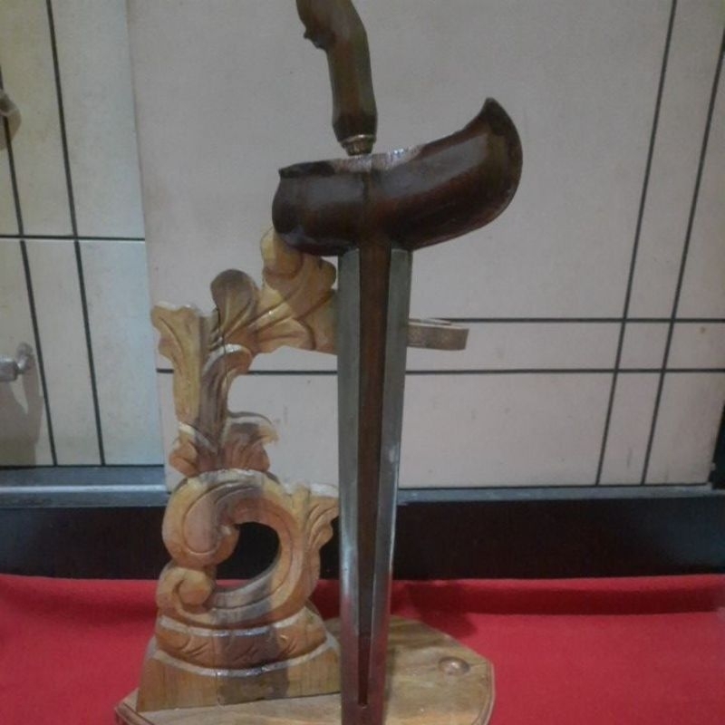 Keris Patrem Singo Barong Luk 3 Sepuh,Original Majapahit,Gonjo Wilut