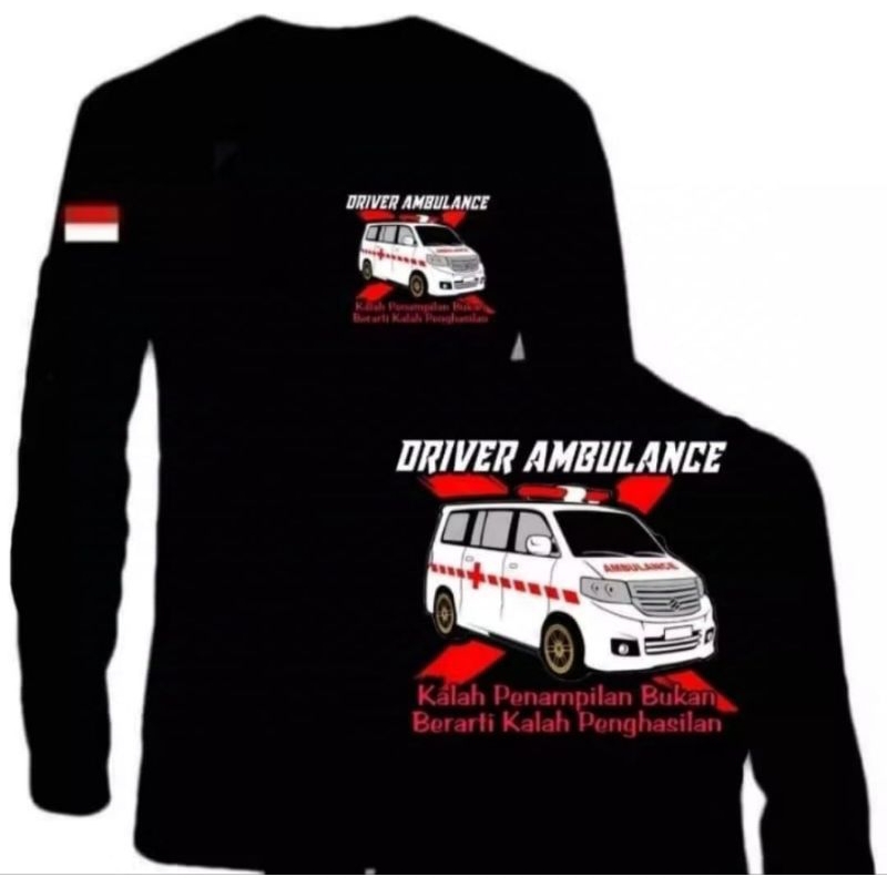 KAOS LENGAN PANJANG DRIVER AMBULANCE