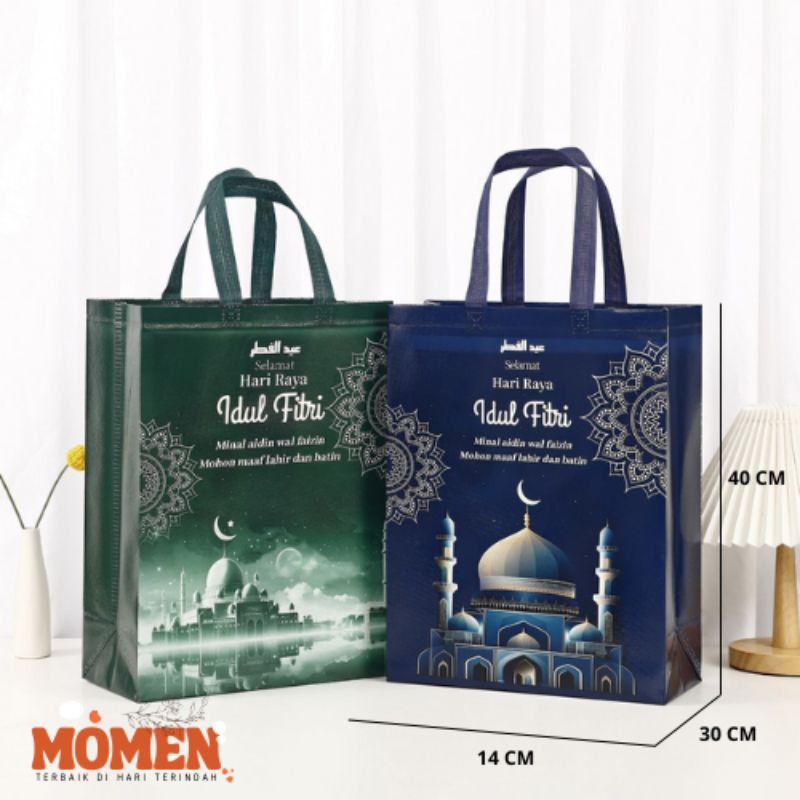 

Tas Spunbond Laminasi "IDUL FITRI" Lebaran Hari Raya
