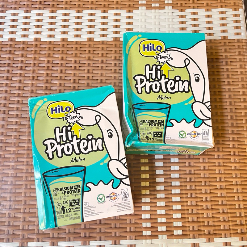 

[Near ED] HiLo Teen Hi Protein Melon 400 gram - Susu Tinggi Protein & Tinggi Kalsium