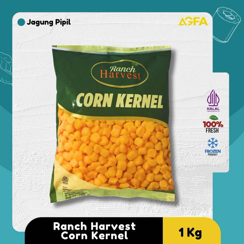 

Ranch Harvest Corn Kernel 1kg / Jagung Pipil Manis 1 Kg / Jagung Manis / Sweet Corn Kernels