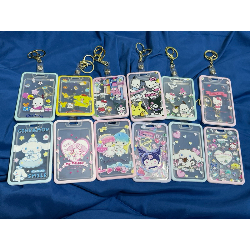 

keyring cahol lanyard holder id card sanrio