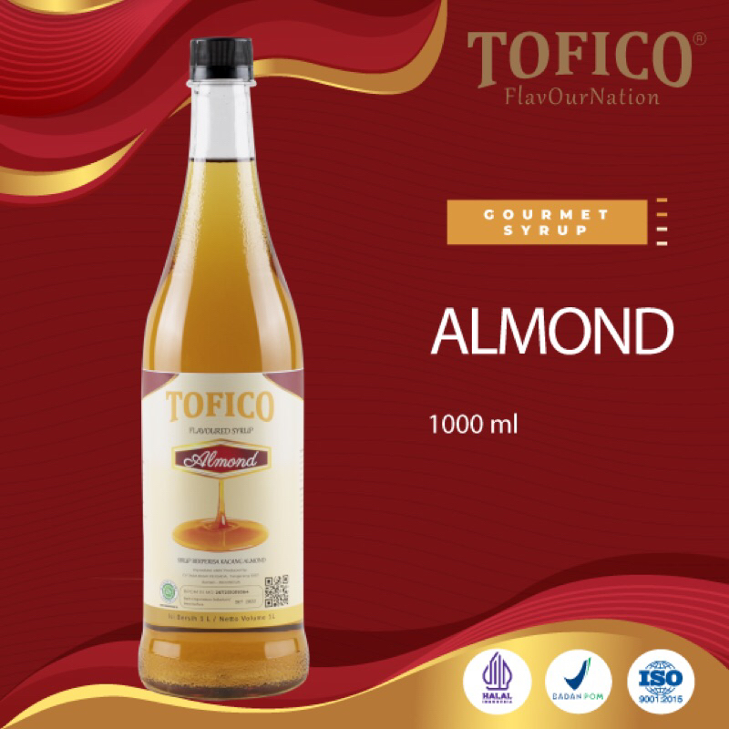 

Tofico Syrup - Almond 1L