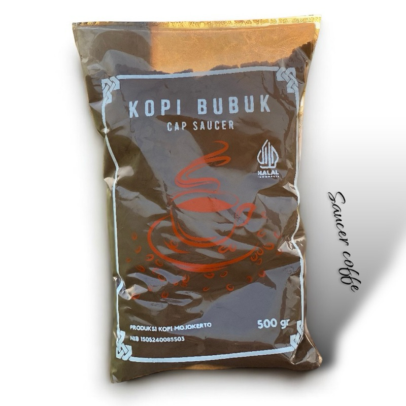 

Kopi bubuk hitam 500gram-kopi robusta special kualitas super