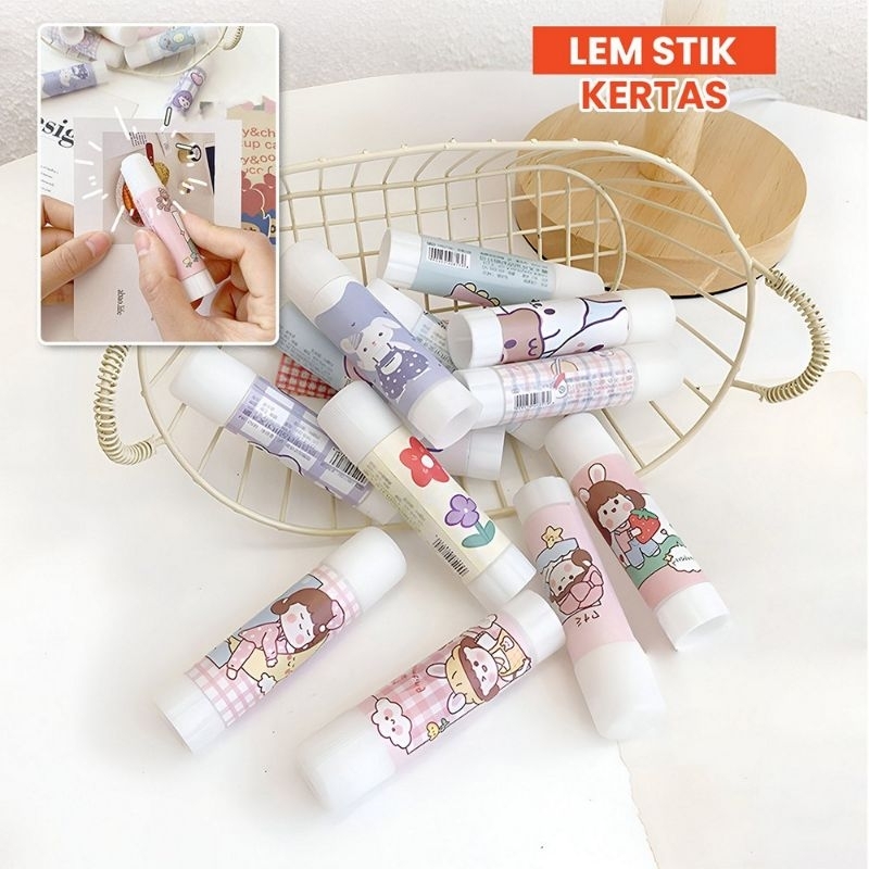 

Lem Stik Glue Stick Lem Batang Putar Lucu GL01