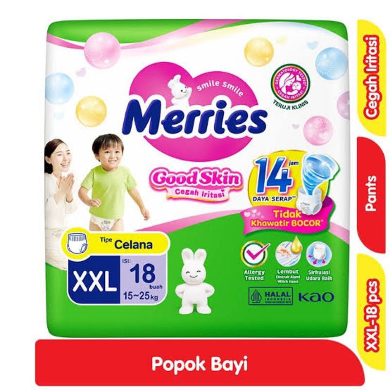 Pampers Merries XXL18