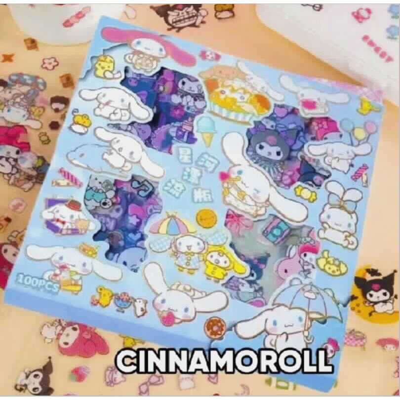 

Per box) Sticker Cinnamorol LITTLE PONY / Sticker Waterproof LITTLE PONY Isi 100 lembar Viral