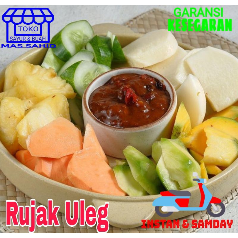 

Rujak Potong-Serut Sambal Kacang Segar 1 Porsi RUJAK BUAH SEGAR