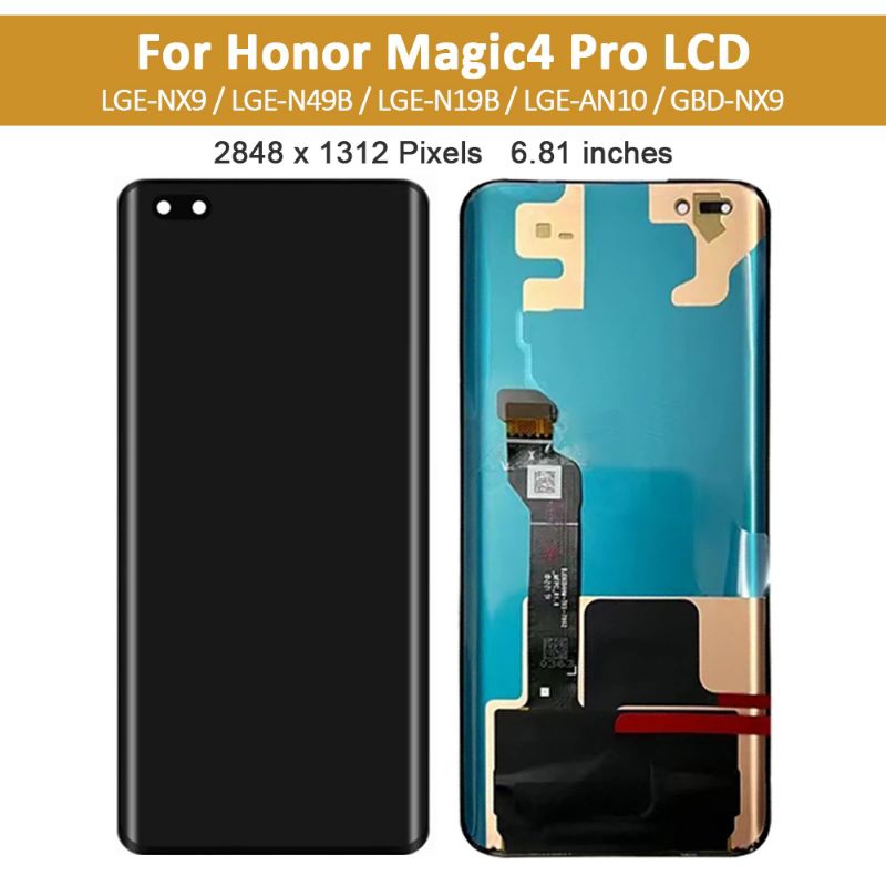 LAYAR LCD HONOR MAGIC 4 PRO ORIGINAL TOUCHSCREEN DISPLAY NEW LAYAR PENGGANTI ASLI SCREEN HONOR MAGIC