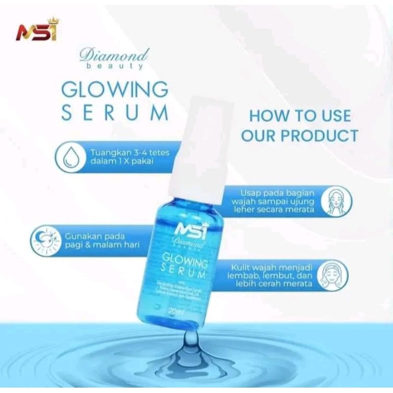 SERUM GLOWING MSI untuk flek hitam, jerawat