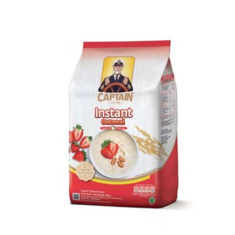 

Captain 800gr oatmeal/captain/Havermoat/Gandum/Oat Captain instan(free Tumbler selama persediaan masih ada)