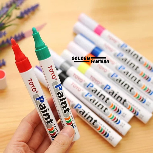 

Spidol Sepidol Maker Paint Pena Pen Cat Pewarna Variasi Ban Roda Mobil Motor Tinta Permanent Super Tebal