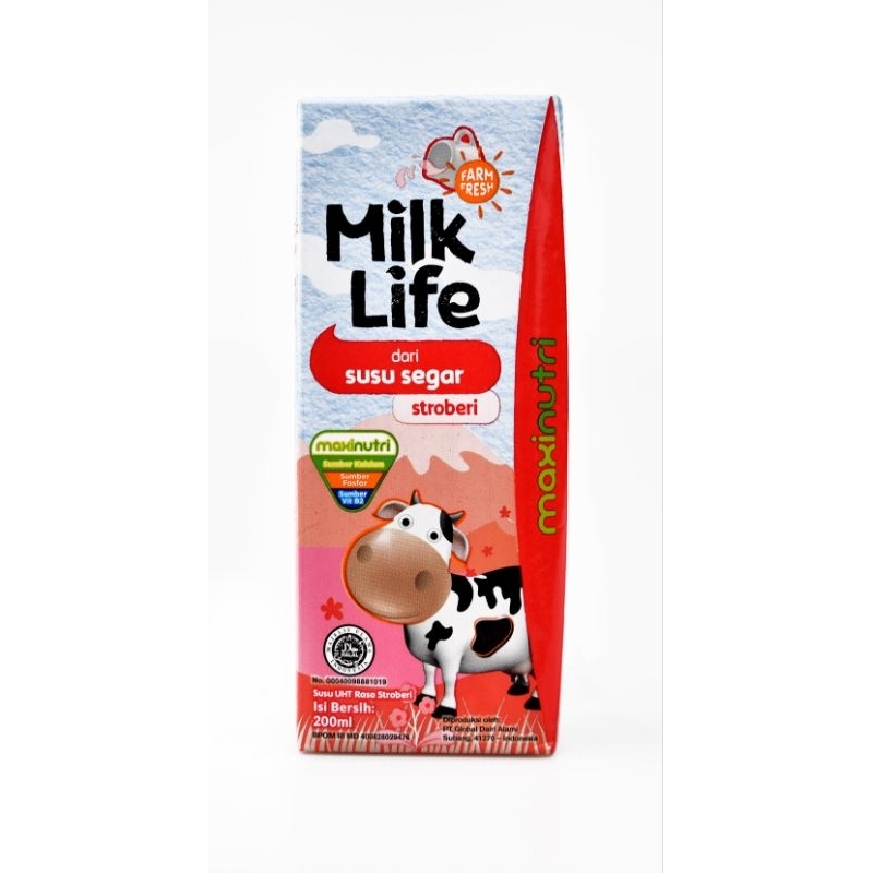 

SUSU MILKLIFE 200ML (24) RASA STRAWBERRY