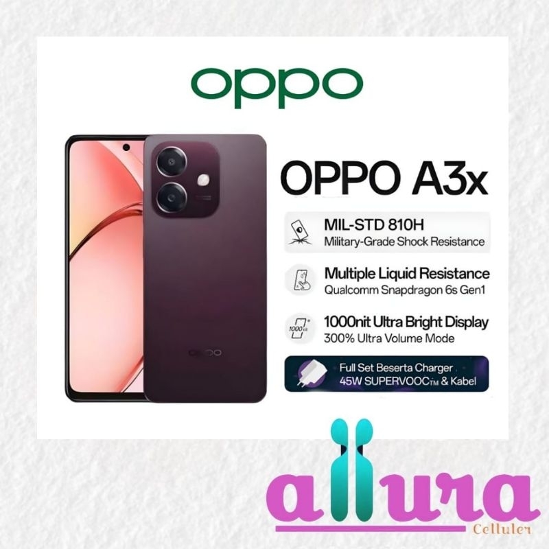 Oppo A3x Ram 4/64