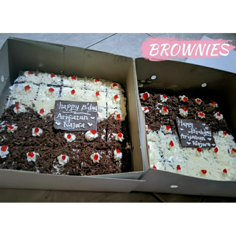 

Roti Brownies kukus ukuran 17x17cm