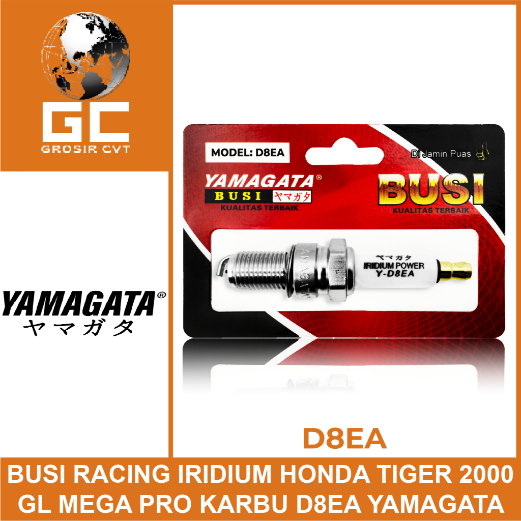 Busi Spark Racing Honda Tiger 2000 GL Mega Pro Karbu D8EA Yamagata