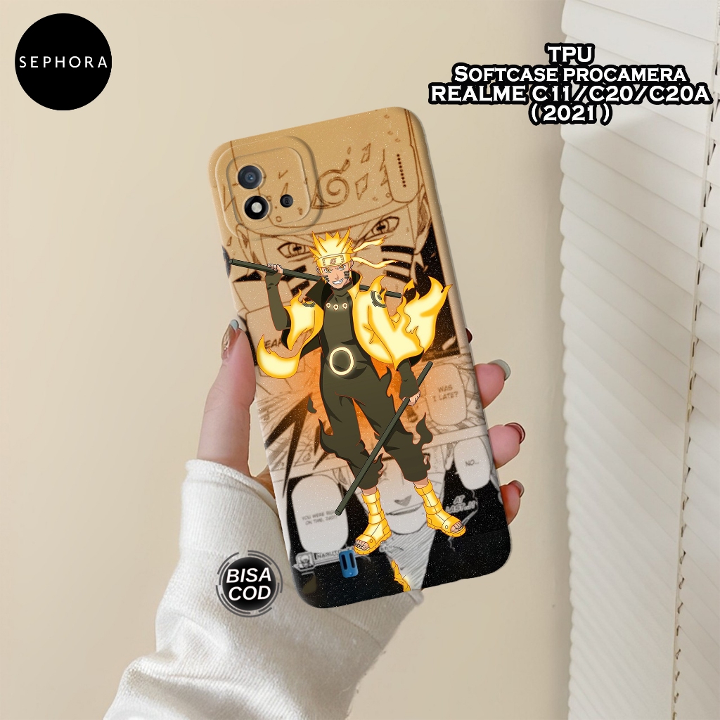 Case Realme C11/C20/C20A 2021 - Fashion Case Anime - Softcase Realme C11/C20/C20A - Case Pro Camera 
