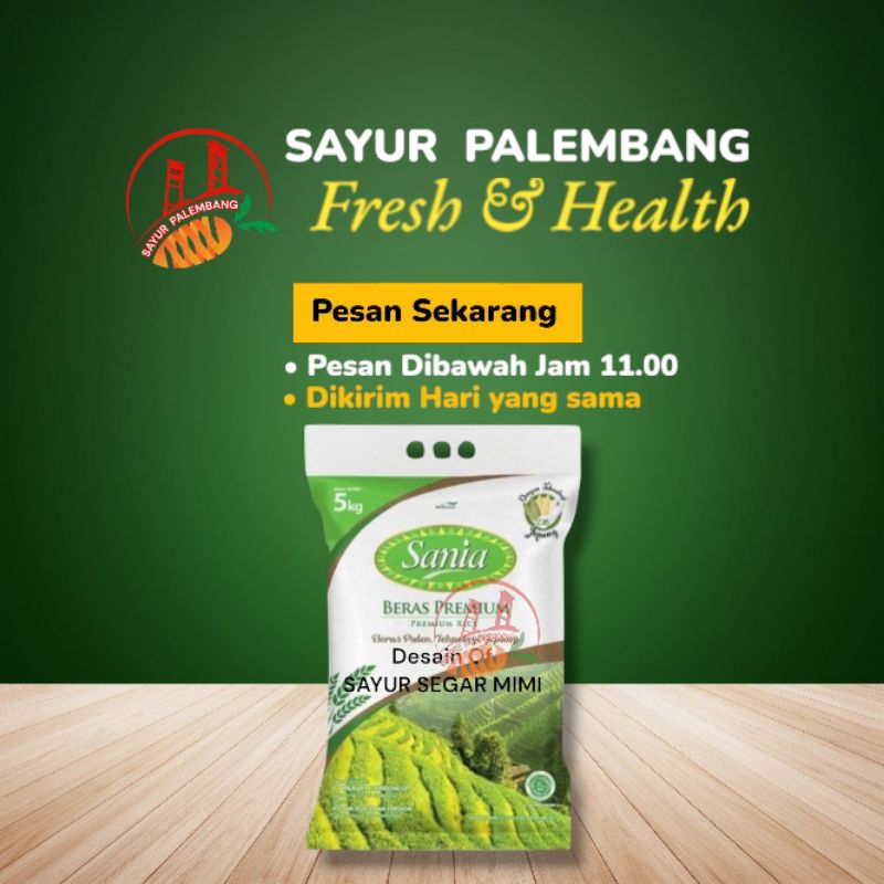 

Beras SANIA Premium Kemasan 5Kg - Sayur Segar mimi