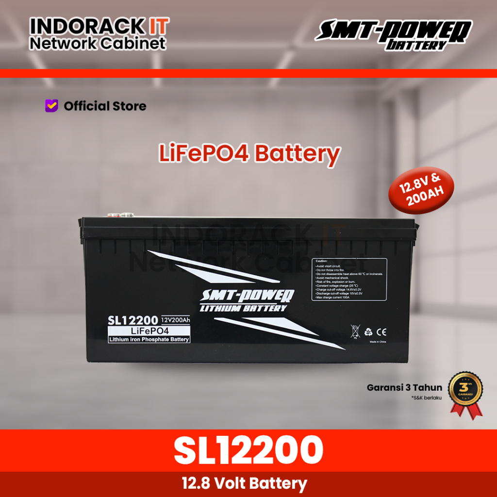 Battery LiFePO4 SMT Power Baterai Lithium 200Ah Batrei 12v 200ah