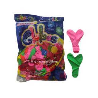 100pcs Mainan Balon Tiup Love