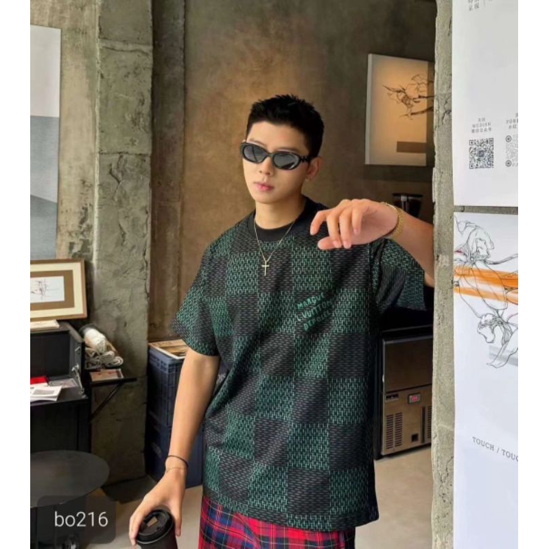 Baju kaos shirt LV louis vuitton import pria