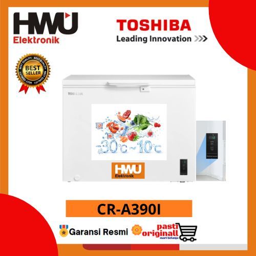 TOSHIBA CRA390I FREEZER BOX CHEST FREEZER 2 In 1 DUAL FUNCTION 300 Liter CR-A390I