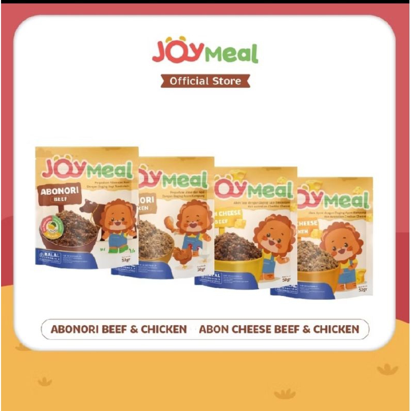 

JoyMeal ABONORI 50gr I Abon MPASI Sehat Bayi & Anak