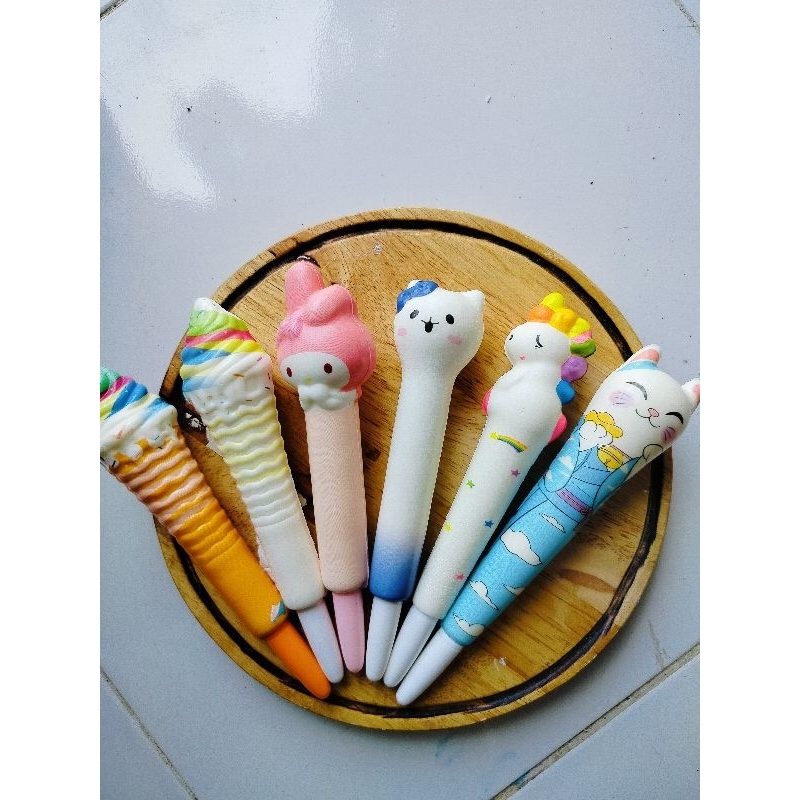 

pena pulpen squichy 0.5 mm cantik lembut