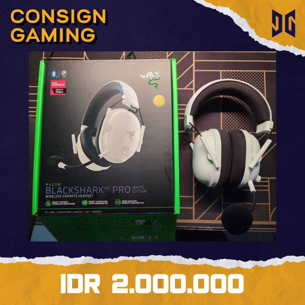 RAZER BLACKSHARK V2 PRO WIRELESS 2023 ( CODE : GO623 )