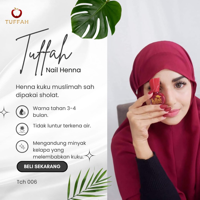 Tuffah Maroon Tuffah Nail Henna Henna Kuku