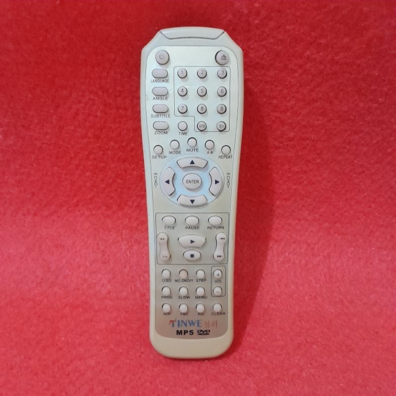Remote DVD Player MP5 TINWE Original Asli .
