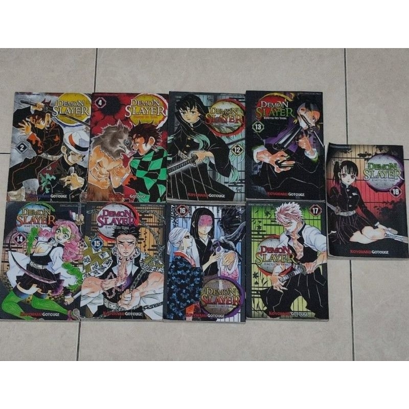 preloved manga komik kimetsu no yaiba demon slayer