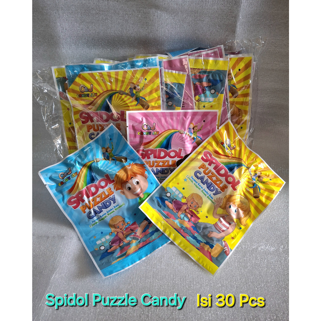 

Spidol Puzzle Candy isi 30 Pcs