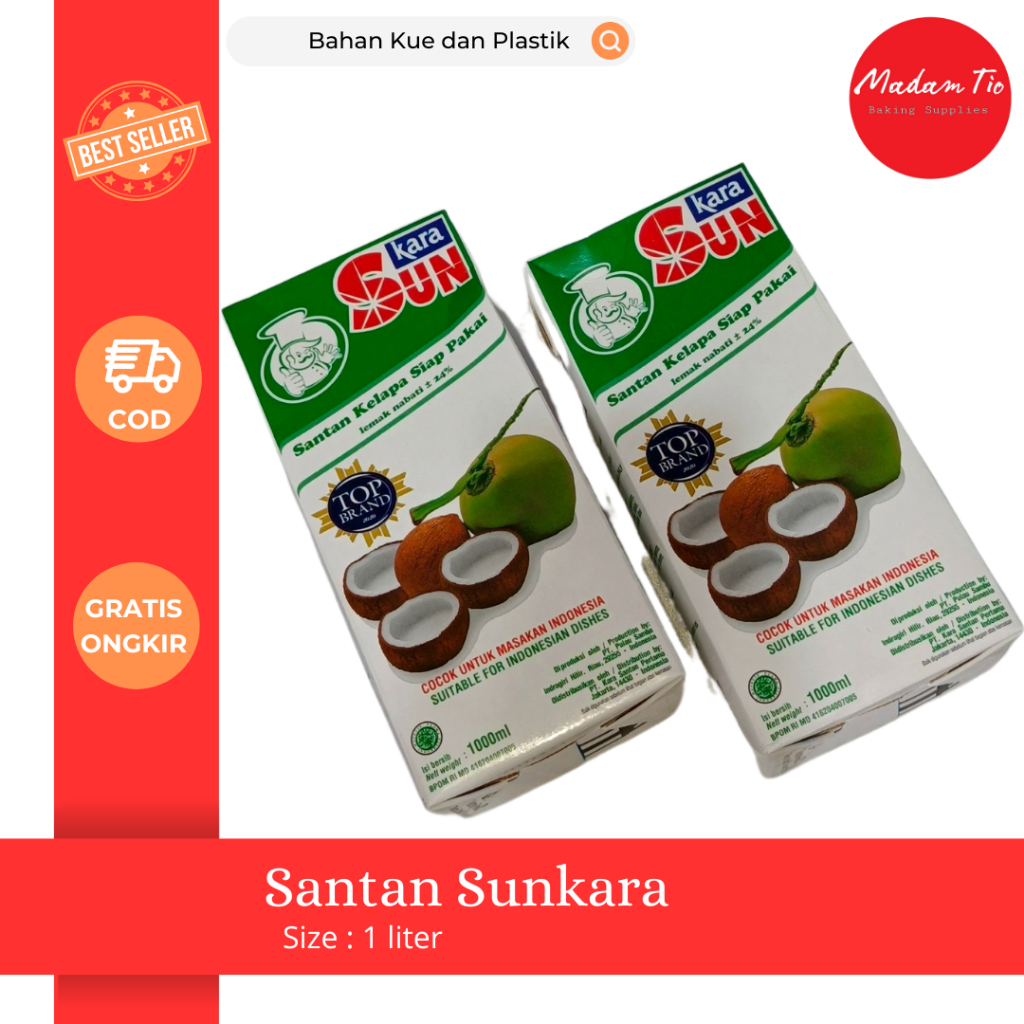 

Santan SunKara 1 liter 1pcs