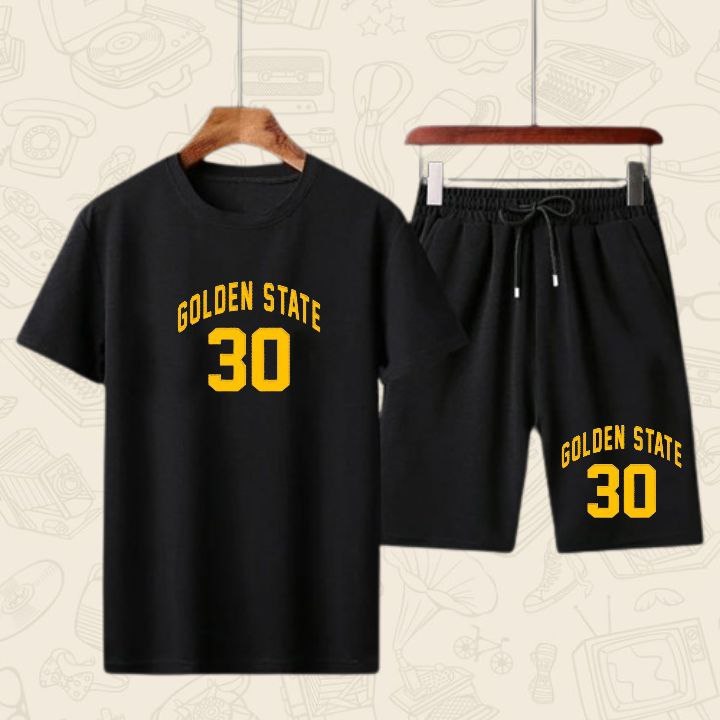 STELAN KAOS CELANA PENDEK PRIA KEREN - PAKAIAN PRIA LENGAN PENDEK - SET PRIA KEKINIAN - CELANA PENDE