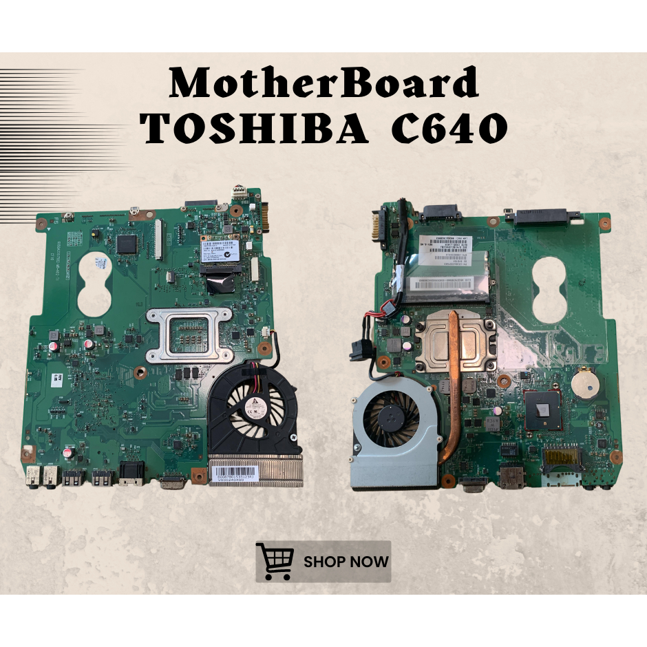 MOTHERBOARD MAINBOARD MOBO LAPTOP TOSHIBA C640