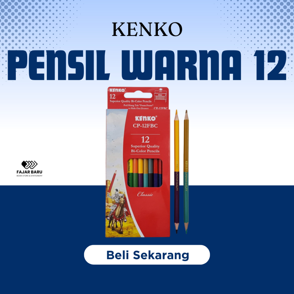 

[ SET ] PENSIL WARNA KENKO PANJANG ATAS BAWAH 12 WARNA/ 24 WARNA / PENSIL MEWARNAI / COLORING PENCIL