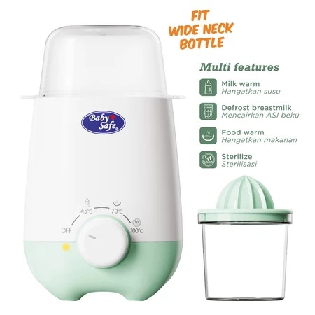 BabySafe LBW02 BabySafe - Alat Steril Botol Susu 4in1 | Alat Steril dan Penghangat Makanan | Alat St