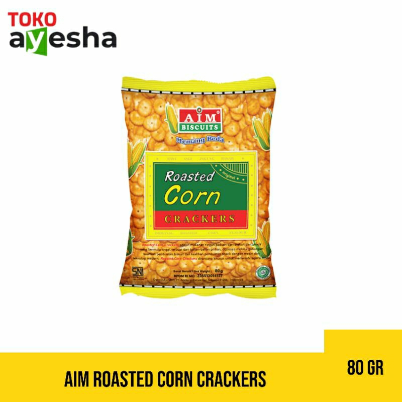 

AIM Roasted Corn Crackers 80 gr